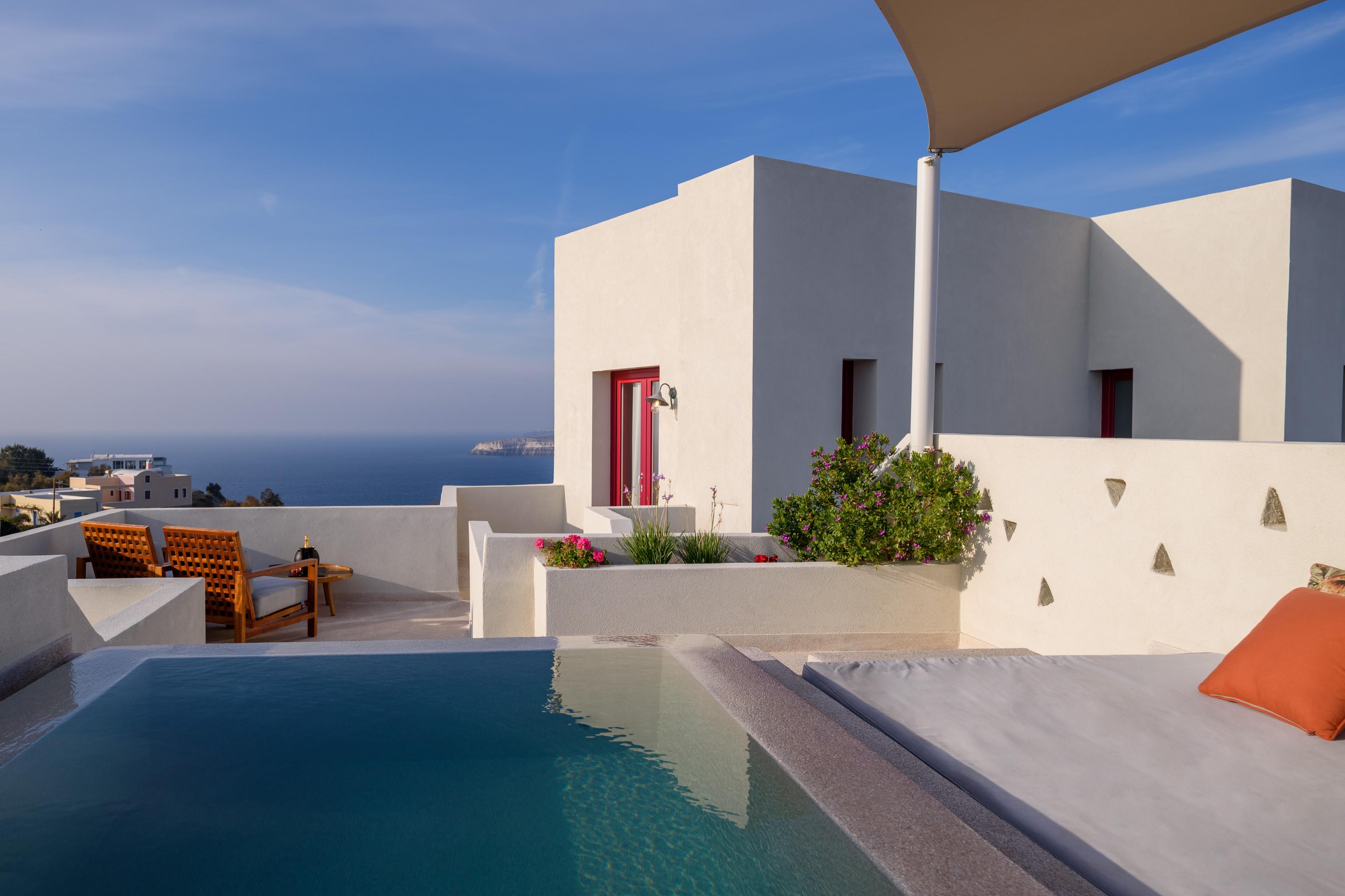 Potnia Theron Suites Акротири Экстерьер фото